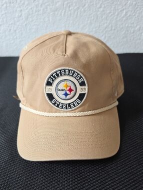 47 Brand Pittsburgh Steelers Tan Rope Cap